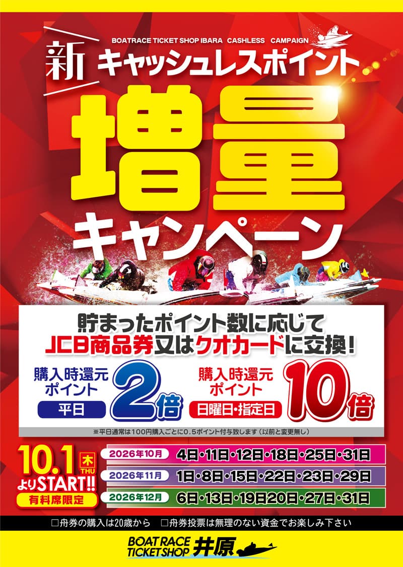新キャッシュレスポイント増量キャンペーン